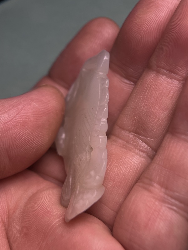 古玩玉器明代連年有余拍賣,當前價格5800元