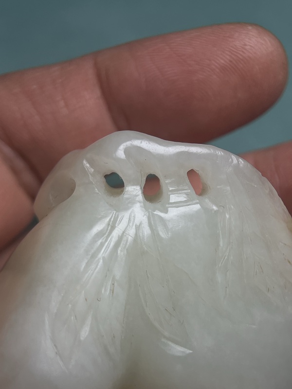 古玩玉器籽料白玉壽桃拍賣(mài),當(dāng)前價(jià)格13800元