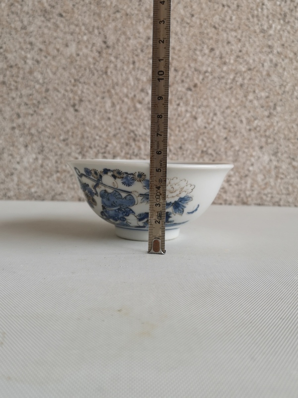 古玩陶瓷童子花卉紋碗拍賣，當前價格168元