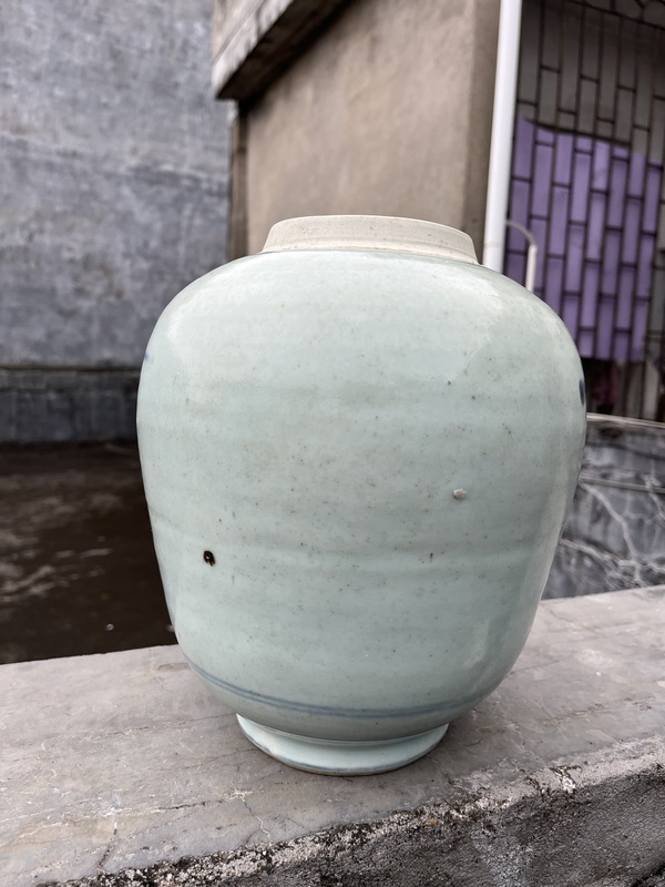 古玩陶瓷明代青花松竹梅紋大罐拍賣,當(dāng)前價(jià)格1888元