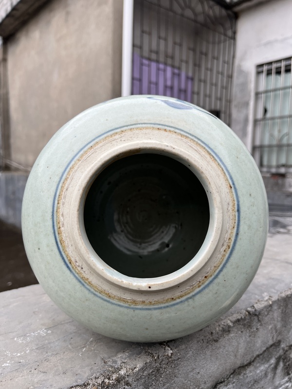 古玩陶瓷明代青花松竹梅紋大罐拍賣,當(dāng)前價(jià)格1888元
