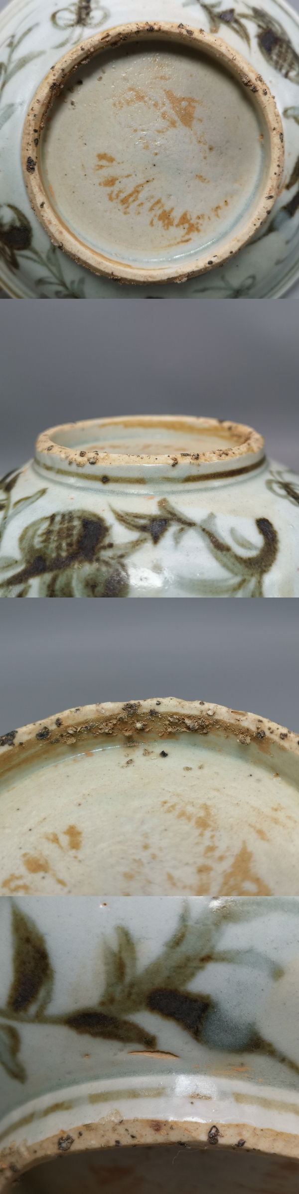 古玩陶瓷明代中期三多花卉紋紋青花盤拍賣,當前價格9800元