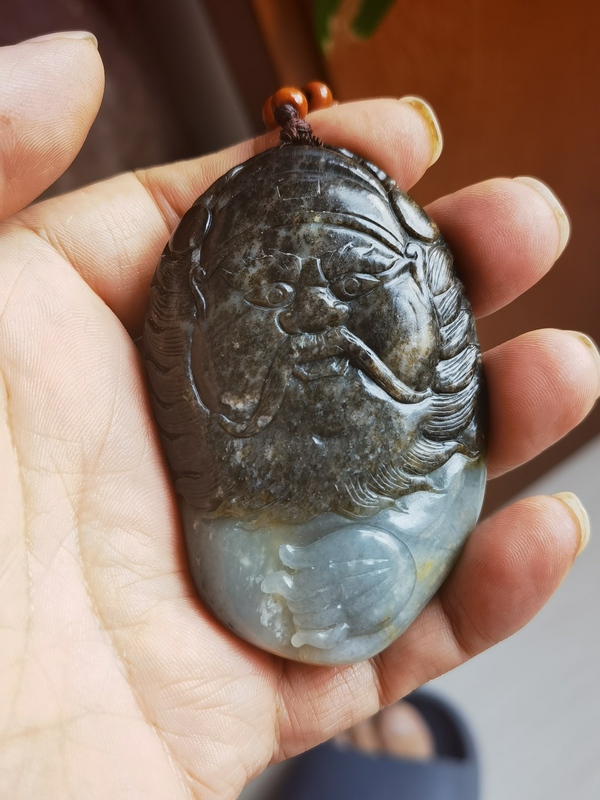 古玩玉器新疆籽料鐘馗拍賣,當(dāng)前價格1500元