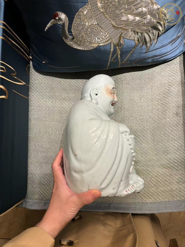 古玩陶瓷彌勒佛塑像真品鑒賞圖