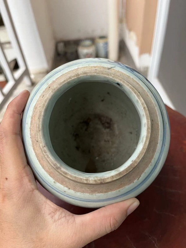 古玩陶瓷青花山水紋青花罐拍賣,當(dāng)前價(jià)格688元