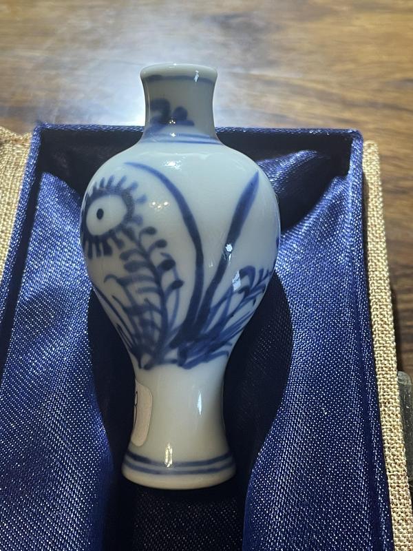 古玩陶瓷清.康熙青花花卉紋花瓶拍賣,當前價格3980元