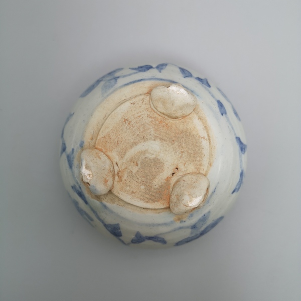 古玩陶瓷明代.花卉紋青花爐拍賣,當前價格1980元