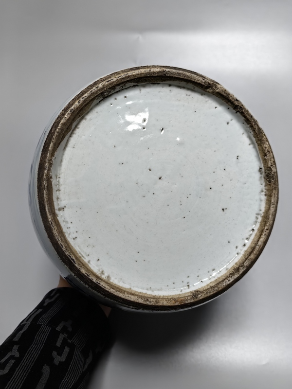 古玩陶瓷清-道咸,纏枝花囍字紋青花蓋罐拍賣,當(dāng)前價(jià)格1188元