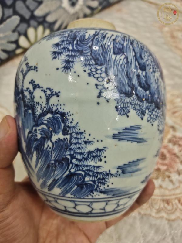 古玩陶瓷青花罐真品鑒賞圖