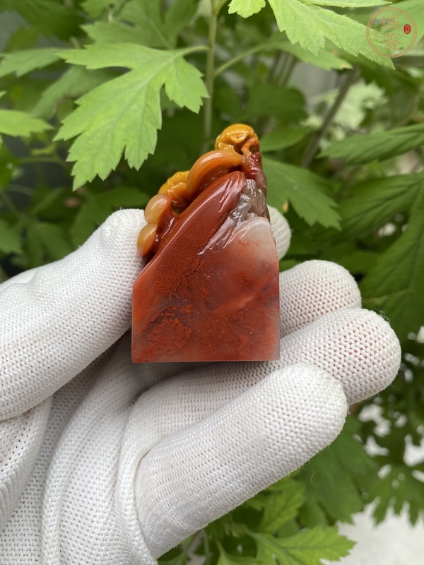 古玩雜項當(dāng)代·壽山高山石章料真品鑒賞圖