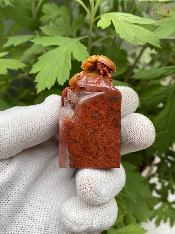 古玩雜項當(dāng)代·壽山高山石章料真品鑒賞圖