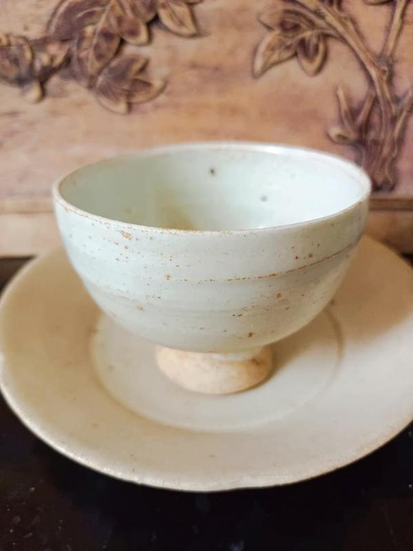 古玩陶瓷南宋正窯口青白釉杯和盤拍賣,當前價格4500元