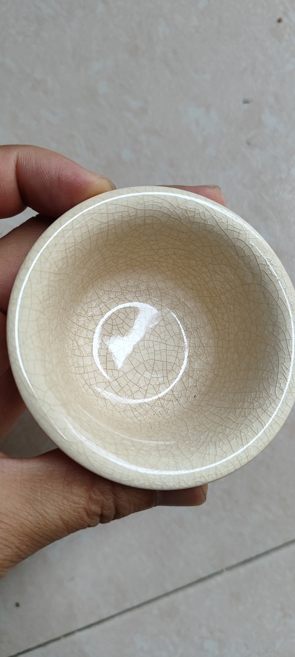 古玩陶瓷漳州窯哥釉杯(一對)拍賣,當(dāng)前價格9800元