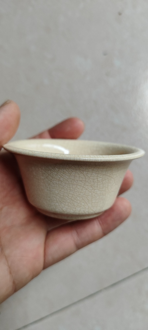 古玩陶瓷漳州窯哥釉杯(一對)拍賣,當(dāng)前價格9800元