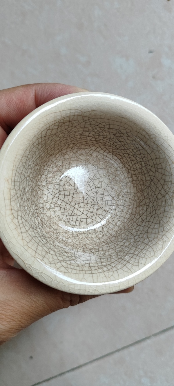 古玩陶瓷漳州窯哥釉杯(一對)拍賣,當(dāng)前價格9800元