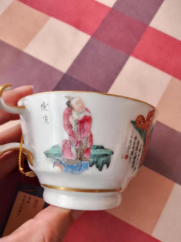 古玩陶瓷粉彩無雙譜杯拍賣,當(dāng)前價格6880元