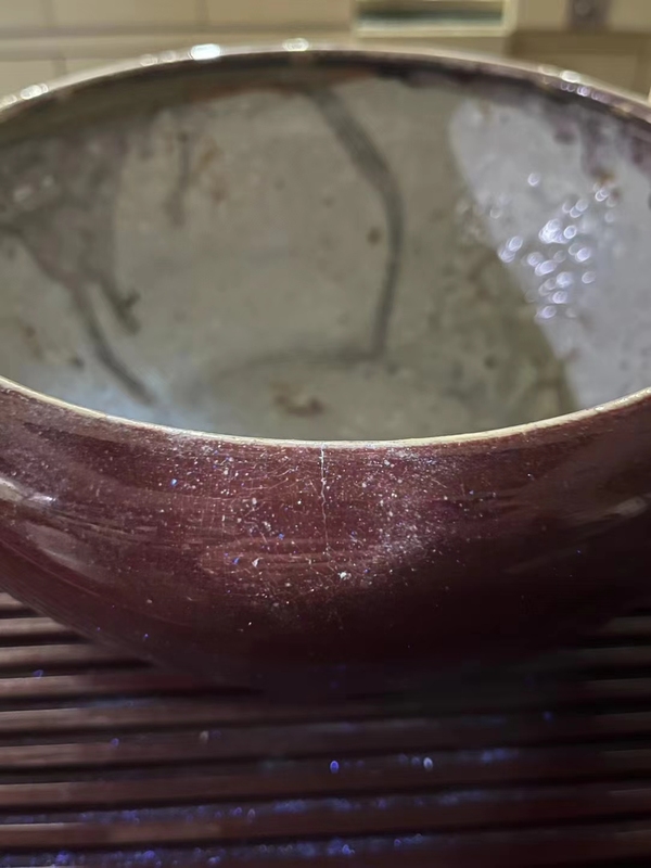 古玩陶瓷清乾隆鈞紅釉三足爐拍賣(mài),當(dāng)前價(jià)格6000元