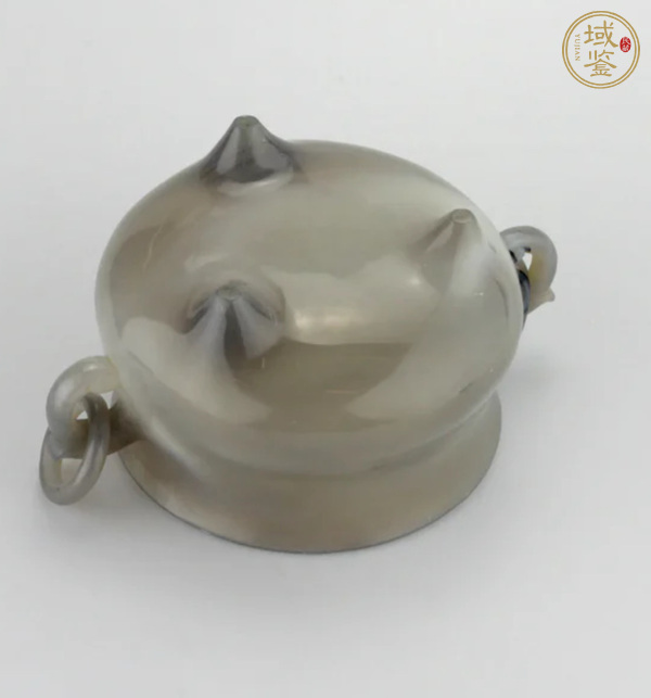 古玩玉器瑪瑙香爐真品鑒賞圖