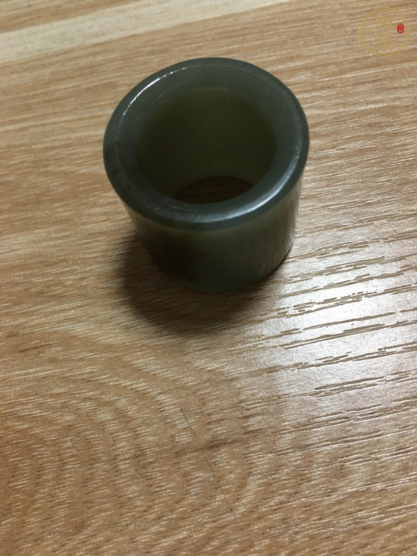 古玩玉器束腰扳指真品鑒賞圖