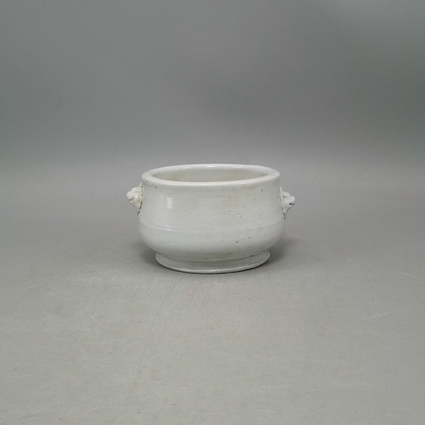 古玩陶瓷清.德化窯白釉獸耳爐拍賣,當(dāng)前價格3800元