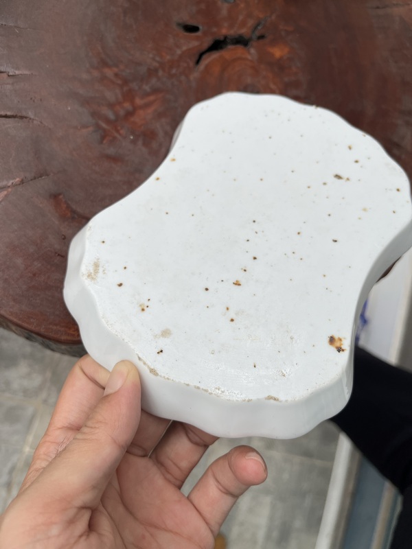 古玩陶瓷民國粉彩花卉紋茶盤拍賣,當前價格99元