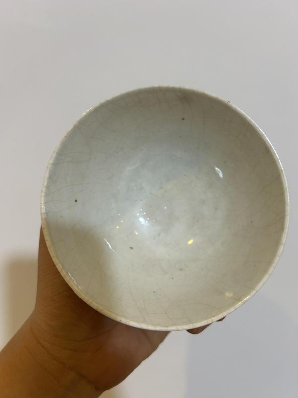 古玩陶瓷乾隆煨瓷青花花間壽紋茶碗(一對)拍賣,當前價格38888元