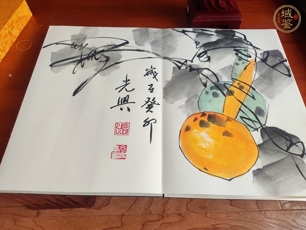 古玩字畫花鳥魚蟲冊(cè)頁(yè)真品鑒賞圖