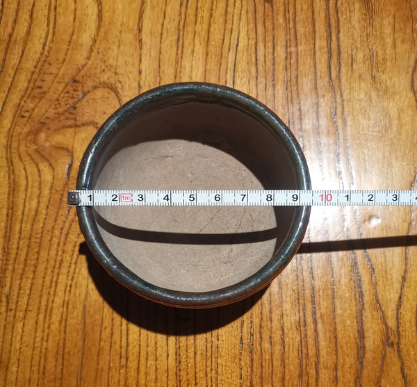 古玩陶瓷元明黑釉鐵銹斑缽式爐拍賣,當前價格500元