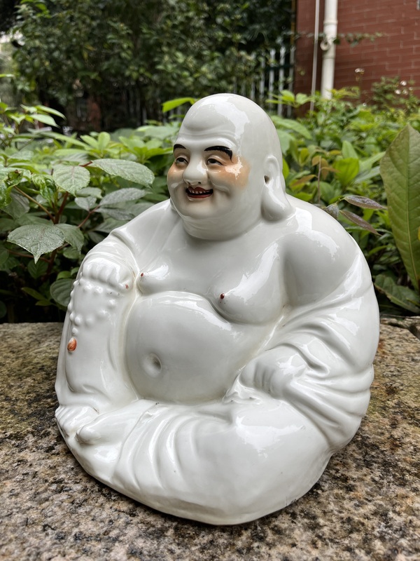 古玩陶瓷白彌勒佛塑像拍賣,當(dāng)前價(jià)格2500元