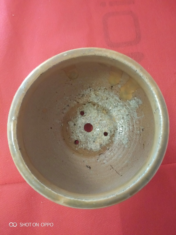 古玩陶瓷醬釉花盆拍賣,當(dāng)前價(jià)格385元