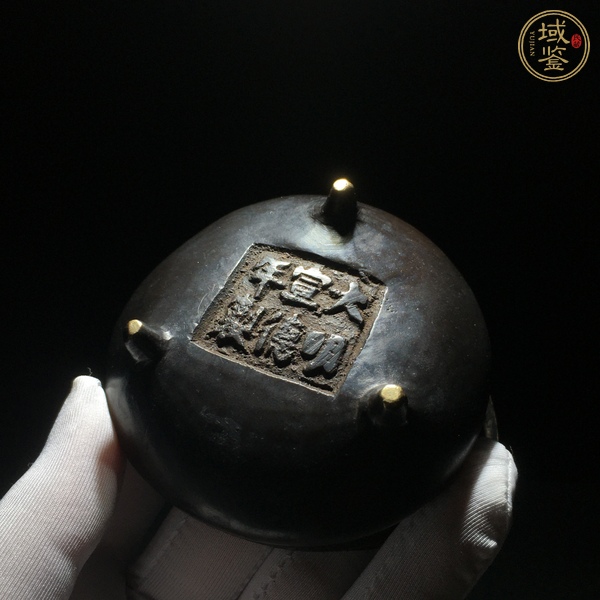 古玩銅器橋耳爐真品鑒賞圖