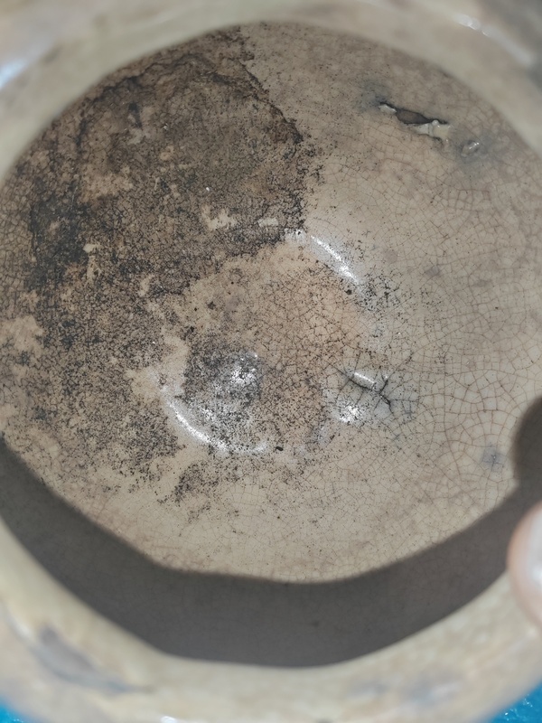 古玩陶瓷宋元哥窯折腰罐拍賣,當前價格38000元