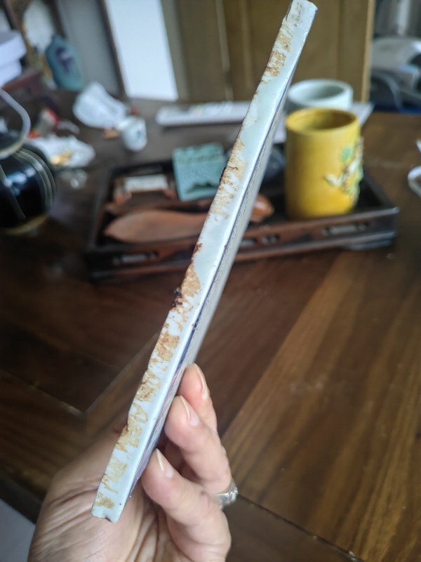 古玩陶瓷青花墓志銘瓷板拍賣,當前價格1800元