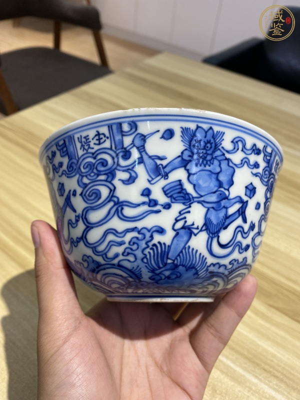 古玩陶瓷青花人物碗真品鑒賞圖