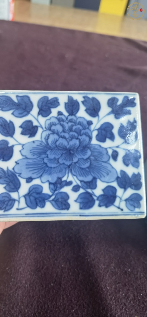 古玩陶瓷青花硯壺真品鑒賞圖