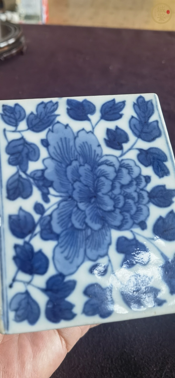 古玩陶瓷青花硯壺真品鑒賞圖