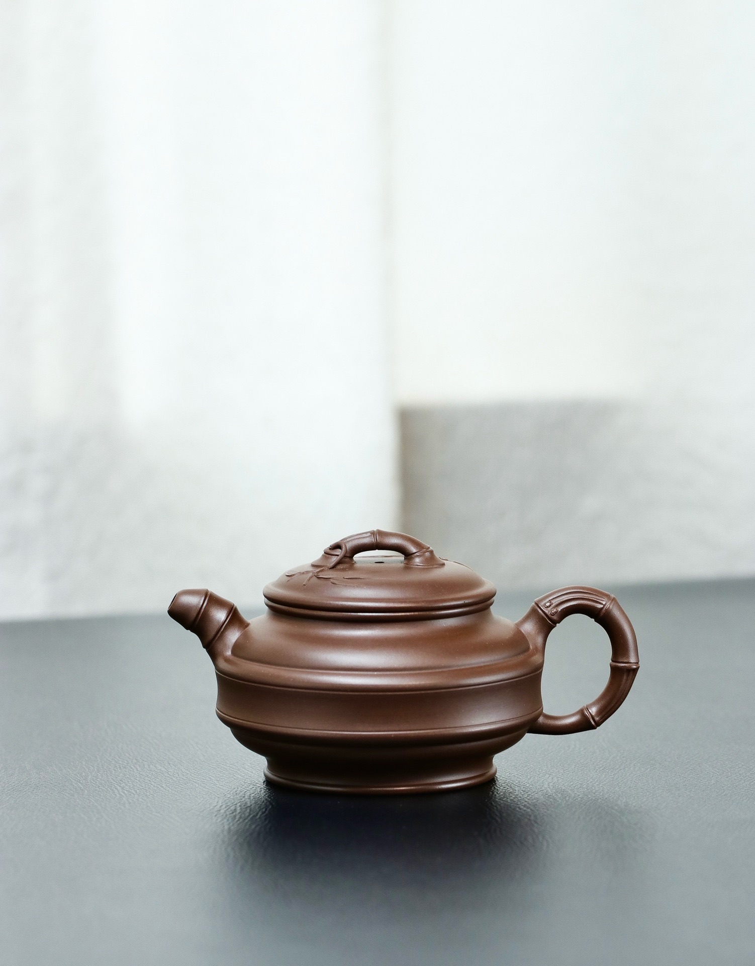 民国宜兴范陶紫砂茶壶单孔花生佛手壶Vintage Chinese Yixing