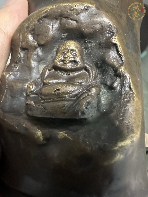 古玩銅器銅筆筒真品鑒賞圖