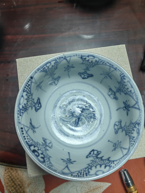 古玩陶瓷明早青花碗拍賣,當前價格18000元