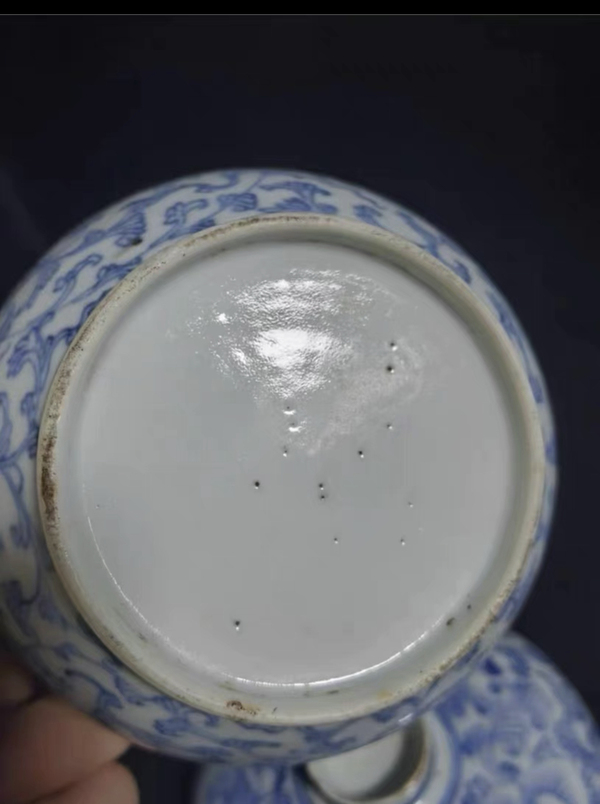 古玩陶瓷青花蓋缸拍賣,當(dāng)前價(jià)格4200元
