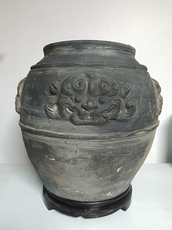 古玩陶瓷漢代~四獸弦紋罐【館藏品】拍賣,當前價格18888元