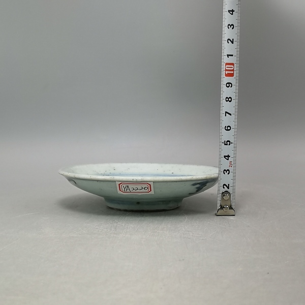古玩陶瓷清中期.邵雍《清夜吟》 青花盤660拍賣,當前價格660元