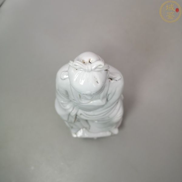 古玩陶瓷清代.白釉關公像拍賣,當前價格9800元