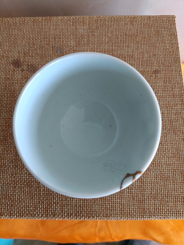 古玩陶瓷晚清青花嬰戲圖紋賞杯拍賣,當前價格980元