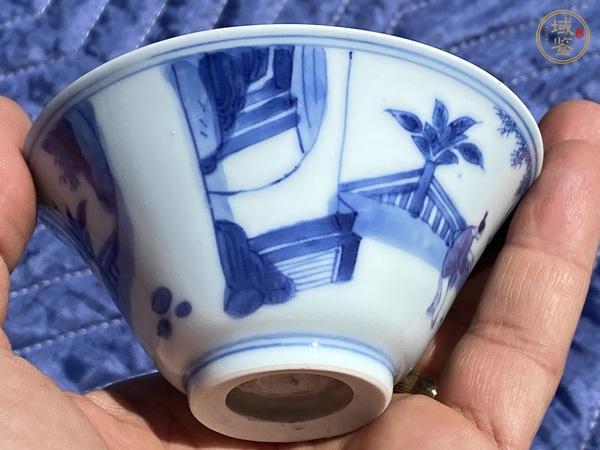 古玩陶瓷青花杯真品鑒賞圖