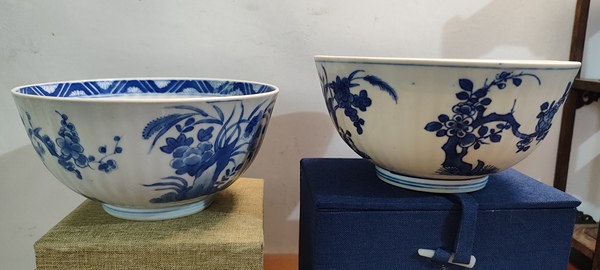 古玩陶瓷清青花碗(兩個)拍賣,當前價格12888元