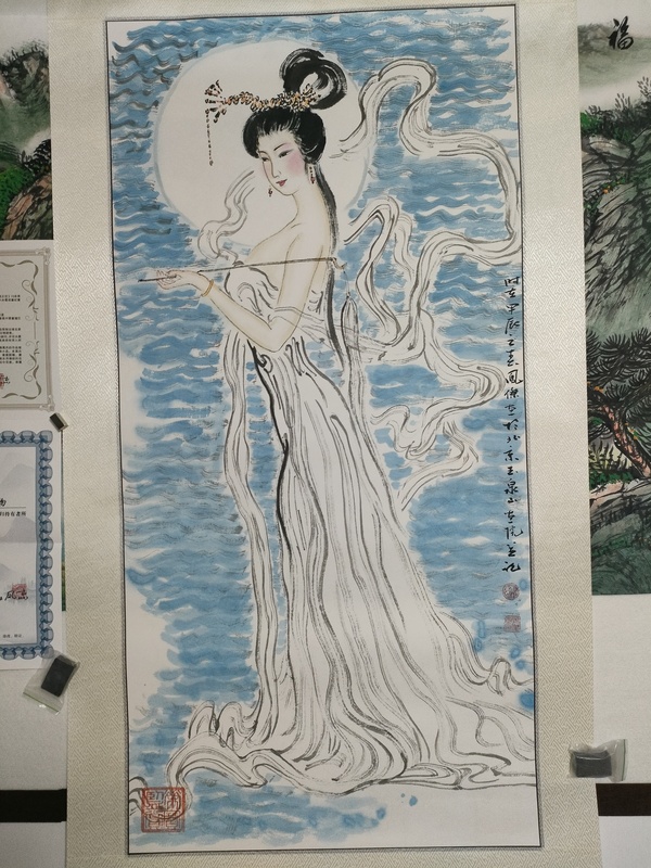 古玩字畫大紅袍畫家魏鳳杰作品拍賣,當前價格2800元