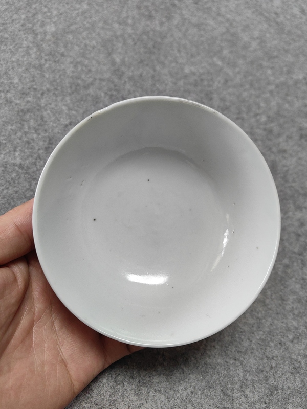 古玩陶瓷雙玉讀曲粉彩碗拍賣,當前價格1800元