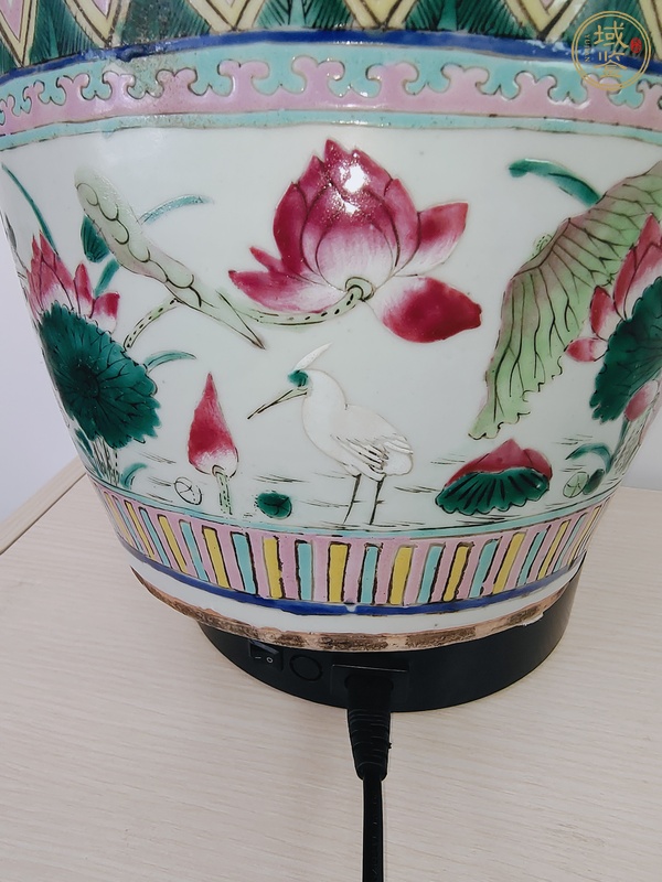古玩陶瓷清晚·粉彩花鳥博古紋瓶真品鑒賞圖