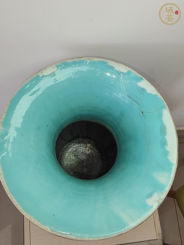 古玩陶瓷清晚·粉彩花鳥博古紋瓶真品鑒賞圖